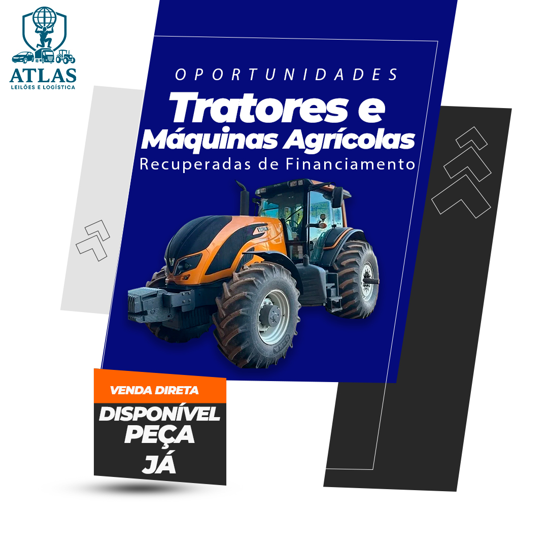 Leilão 75304 - Tratores e Máquinas Agrícolas Recuperadas de Financiamento