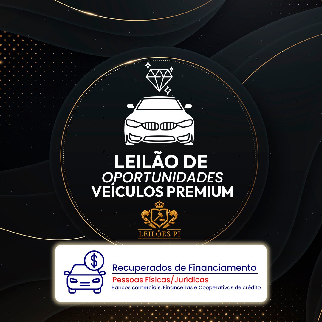 Leilão 82013 - Oportunidades Veículos Premium Recuperados de Financiamento